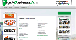 Desktop Screenshot of agri-business.fr