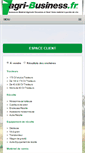 Mobile Screenshot of agri-business.fr